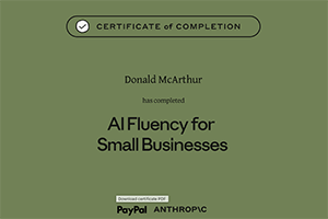 AI Fluency for Small Businesses Certificate AI Fluency for Small Businesses Certification - Anthropic