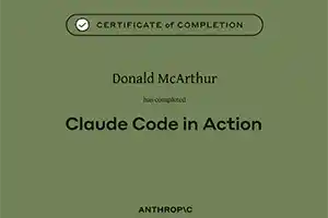 Claude Code in Action Certificate Claude Code in Action Certification - Anthropic